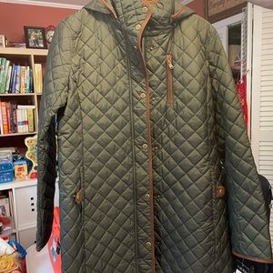 Ralph Lauren Quilted Coat With Hood